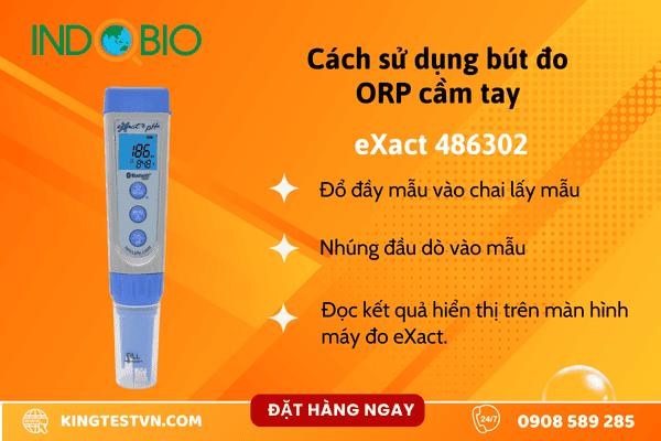 Cách sử dụng bộ máy đo orp eXact 486302