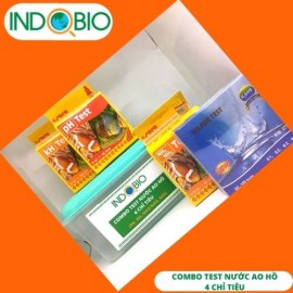 COMBO 4 BỘ TEST NƯỚC CB050029 (pH, kH, NH3/NH4, H2S)