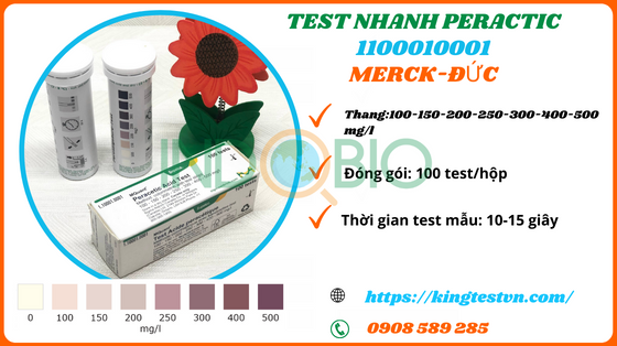 Test peracetic paa 1100010001 Merck