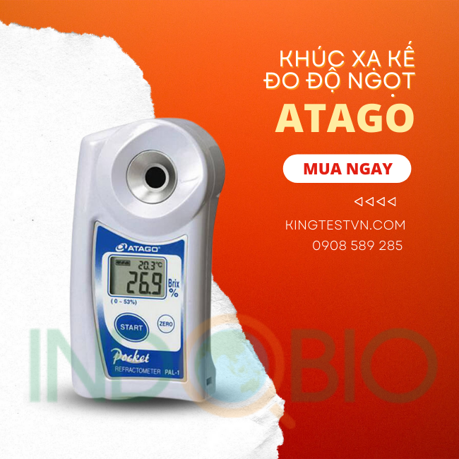 khúc xạ kế đo độ ngọt Atago