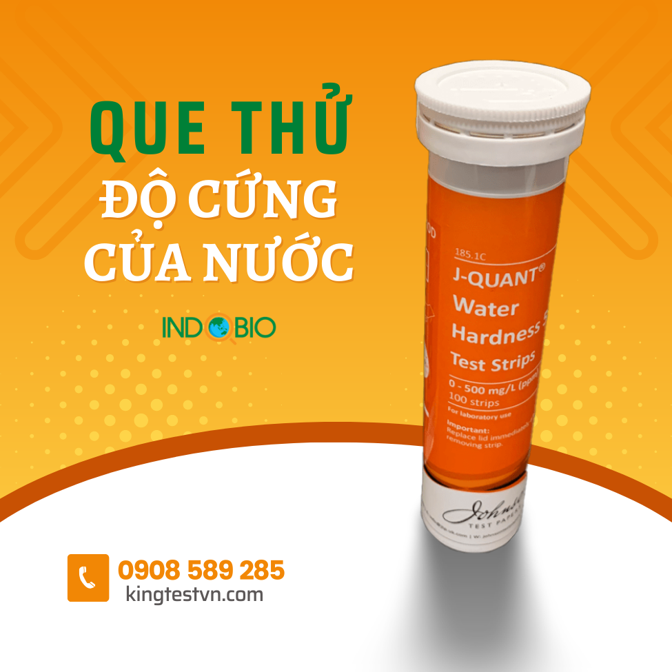 Que thử độ cứng của nước