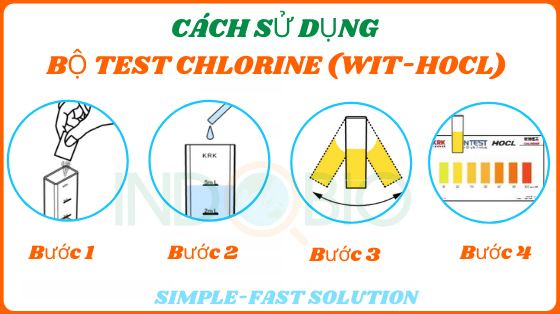 cách test chlorine dư trong nước wit-hocl