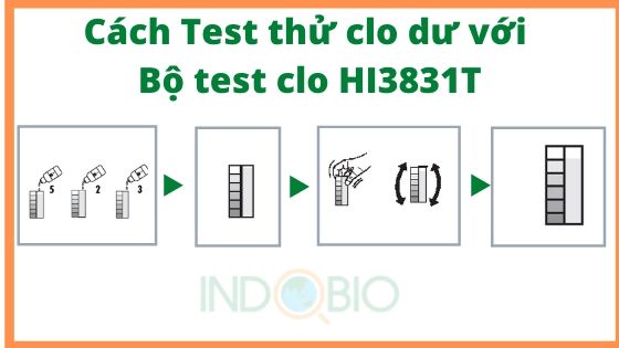 cách test clo tổng với Bộ test clo hi3831T