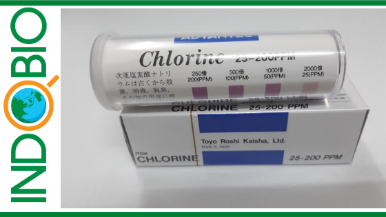 giấy thử chlorine 25-200 ppm